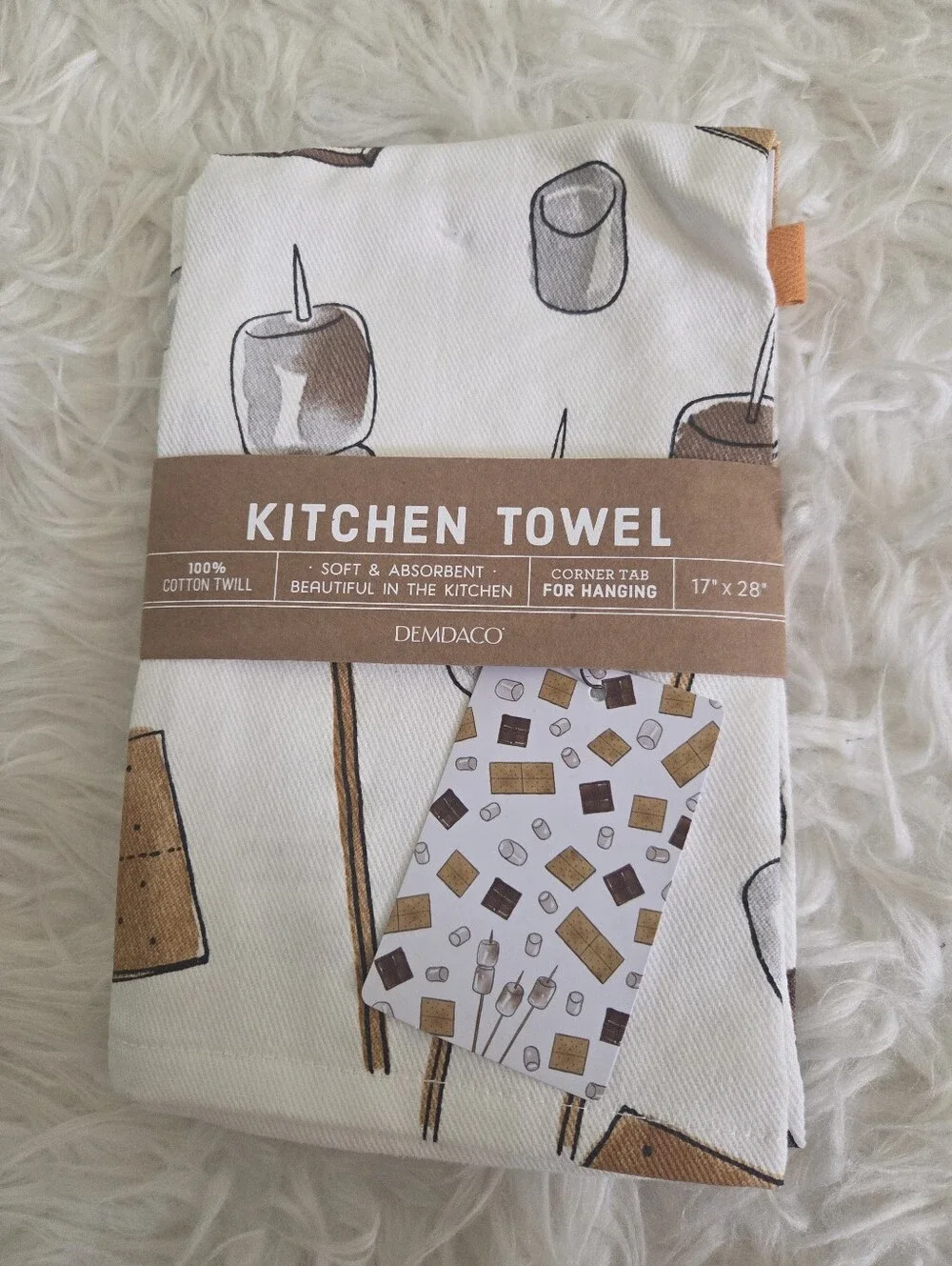 DEMDACO S'more Kitchen Hand Towel